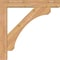 Ekena Millwork Legacy Block Smooth Bracket w/ Offset Brace, Western Red Cedar, 5 1/2"W x 30"D x 30"H BKT0604X30X30LEC05SWR - alternate 4